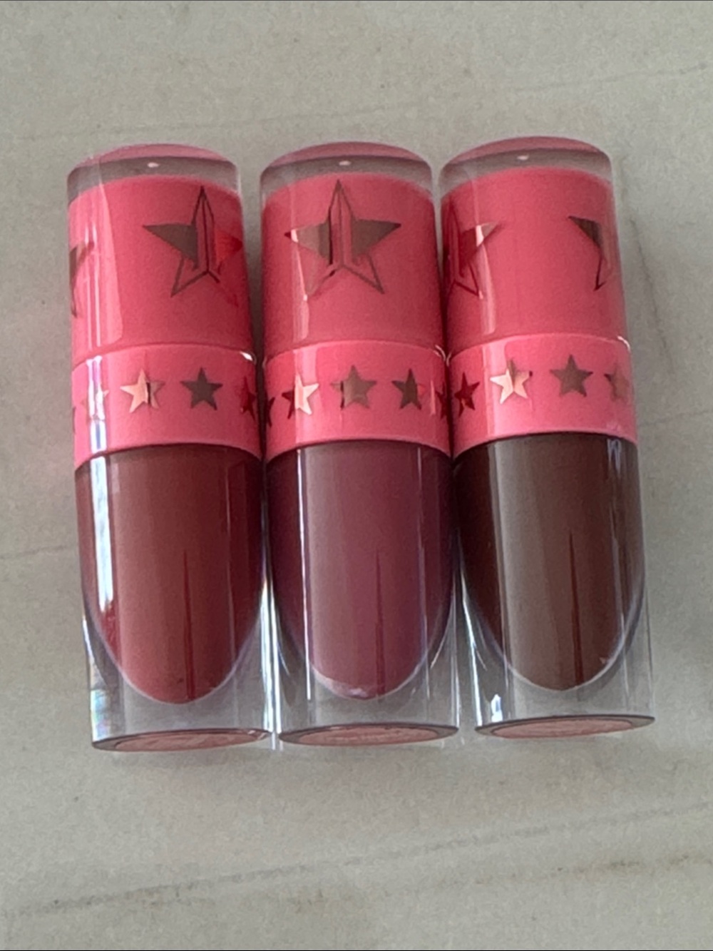 Jeffree Star Liquid Lipstick Mini sized Lip Trio — brand new set 3 pieces